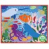 Mini Puzzle Retro - Narval et Poissons - 36 pièces