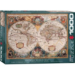 Puzzle Eurographics : Carte du Monde Antique Orbis - 1000 Pièces