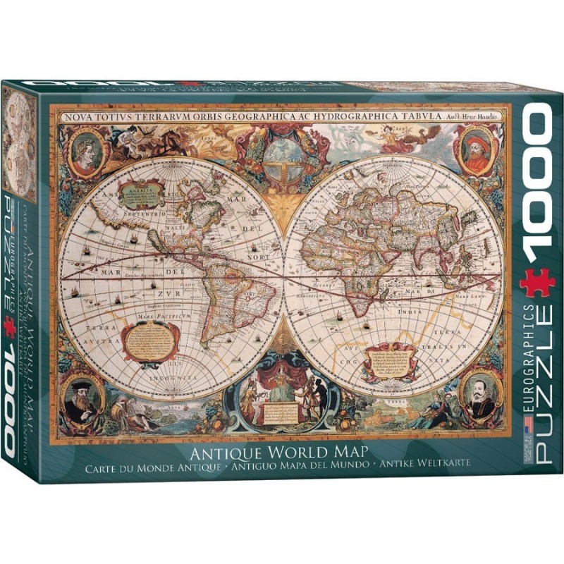 Puzzle Eurographics : Carte du Monde Antique Orbis - 1000 Pièces