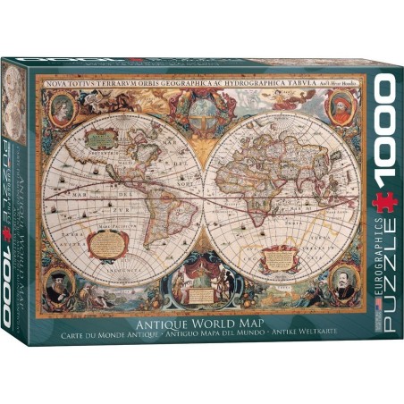 Puzzle Eurographics : Carte du Monde Antique Orbis - 1000 Pièces