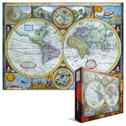 Puzzle Eurographics : Carte du Monde Antique - 1000 Pièces