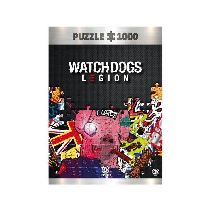 Puzzle Good Loot : Watch Dogs Legion : Pig Mask - 1000 Pièces
