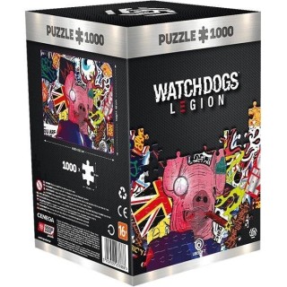 Puzzle Good Loot : Watch Dogs Legion : Pig Mask - 1000 Pièces