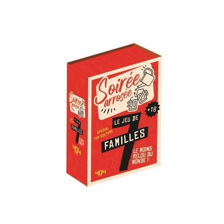 Jeux de société - Soirée Arrosée - Le 7 Famille le Moins Relou du Monde