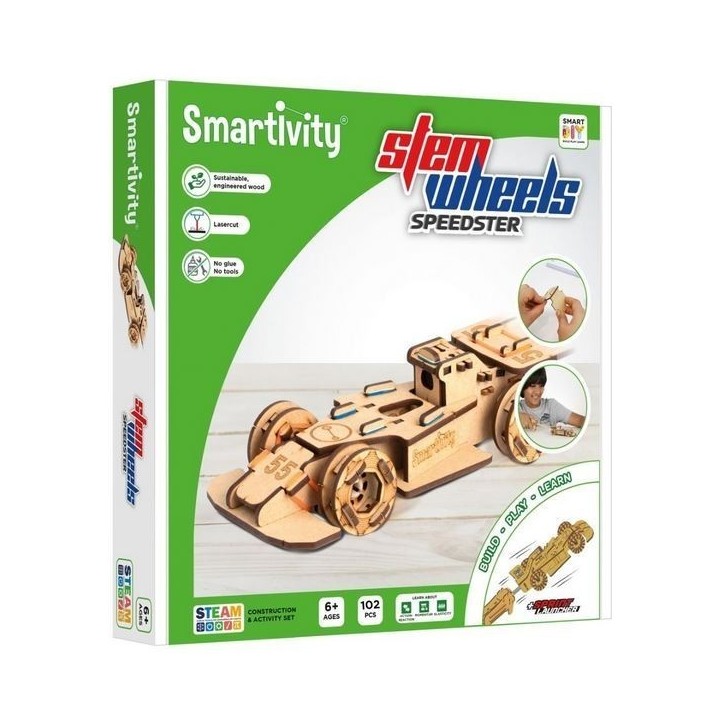 Puzzle Smartivity Steem Wheels - Roues motrices : Speedster