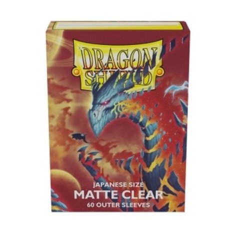 Protège-cartes Dragon Shield - 60 Japanese Sleeves Matte Clear - Cosmere