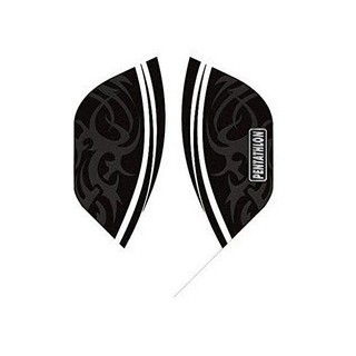 Ailettes Pentathlon Flights Standard - Noir