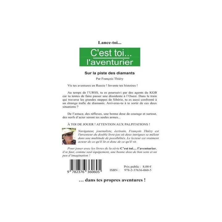Livre Histoires à jouer : Sur la piste des Diamants - C'est toi l'aventurier vol 3