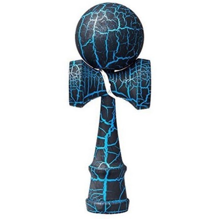 Jeux en bois - Kendama Crackle - Boule 6 cm Bleu