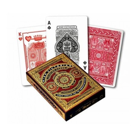 Bicycle - 54 cartes High Victorian Rouge