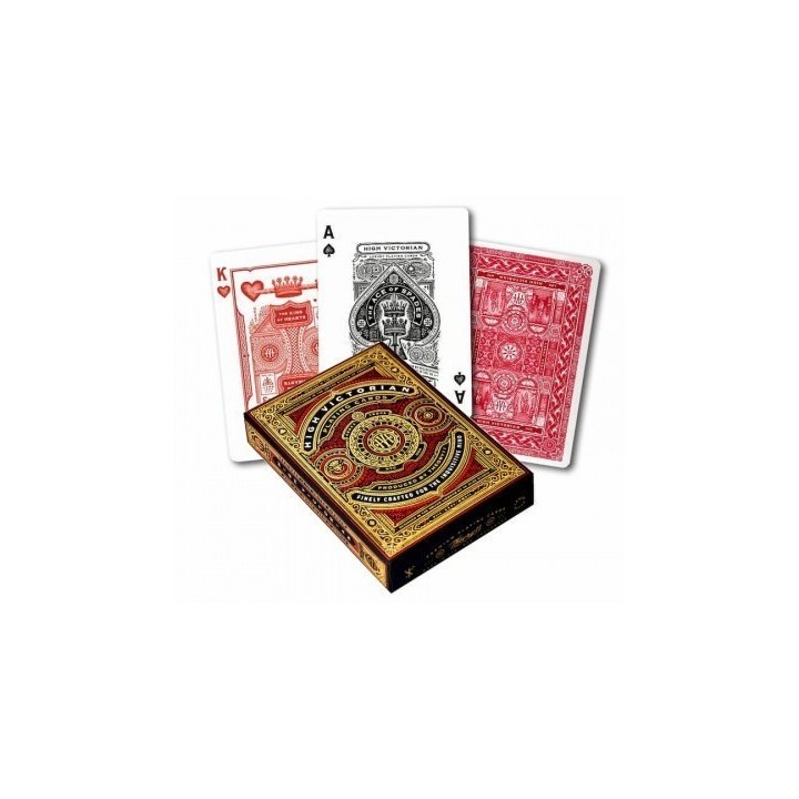 Bicycle - 54 cartes High Victorian Rouge