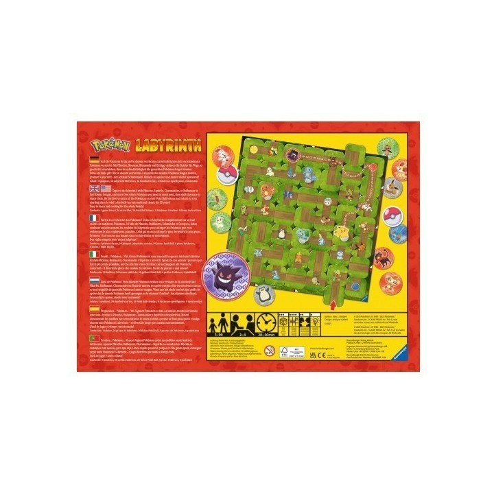 Jeux de société - Labyrinthe Pokémon
