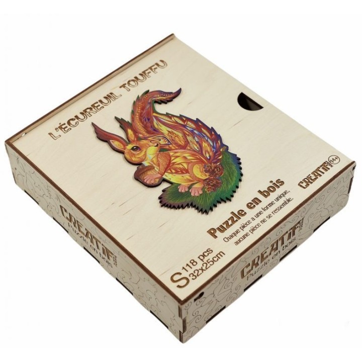 Puzzle Créatif Harmandi : L'Ecureuil Touffu  - 118 pièces