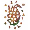 Puzzle Créatif Harmandi : L'Ecureuil Touffu  - 118 pièces