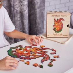 Puzzle Créatif Harmandi : L'Ecureuil Touffu  - 118 pièces