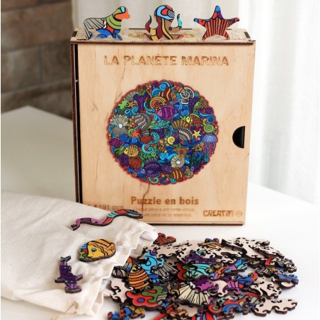 Puzzle Créatif Harmandi : La Planète Marina - 191pièces