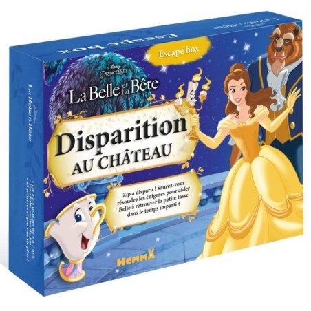 Jeux de société - Escape Box - Disney La Belle et la Bête : Disparition au château