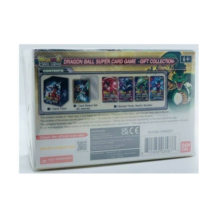 Coffret Dragon Ball Super Card Game - Gift Collection GC-01 Anglais