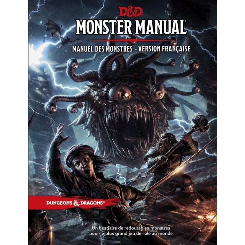 Jeux de rôle - Dungeons & Dragons 5e Éd. : Monster Manual - Manuel des Monstres - Version française de Donjon et Dragon Jeux de rôle - Dungeons & Dragons 5e Éd. : Monster Manual - Manuel des Monstres - Version française de Donjon et Dragon