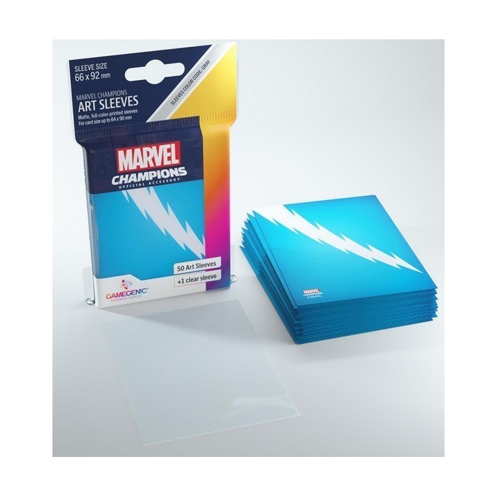 Gamegenic Marvel Champions Art Sleeves - Quicksilver