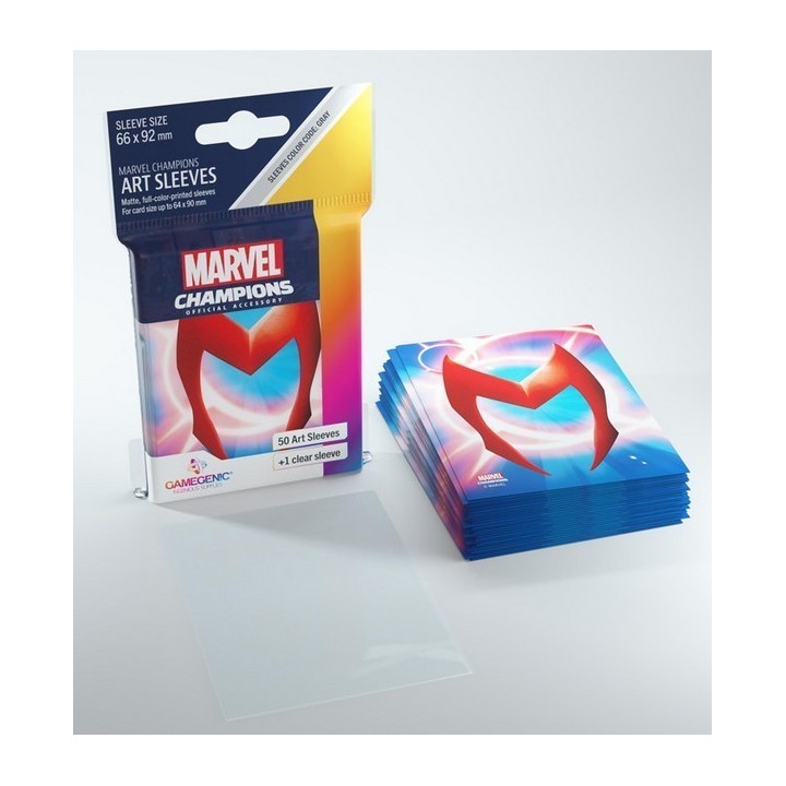 Gamegenic Marvel Champions Art Sleeves - Scarlet Witch