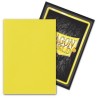 Protège-cartes Dragon Shield - 60 Japanese Sleeves Matte Jaune - Lightning