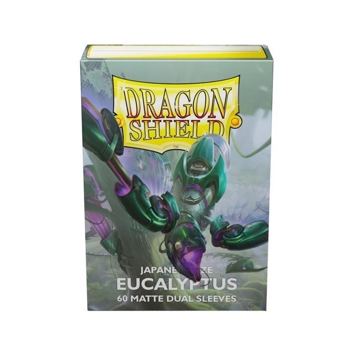 Protège-cartes Dragon Shield - 60 Japanese Sleeves Matte Vert Pale - Eucalyptus