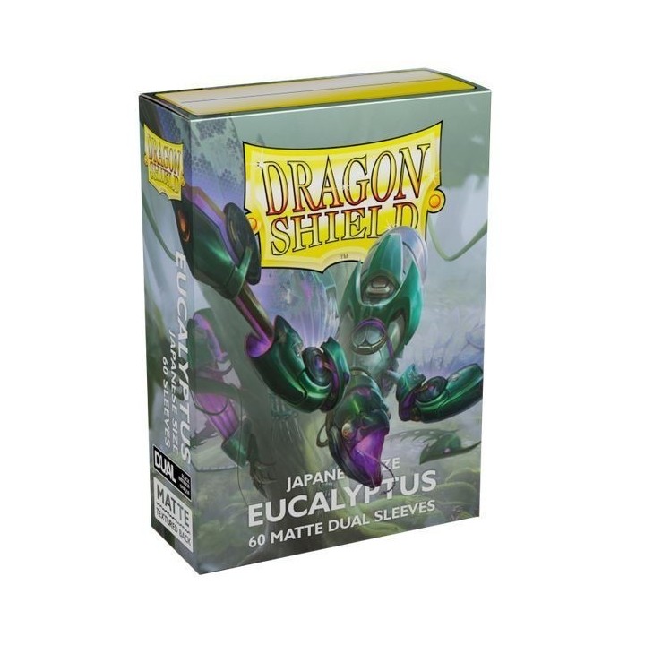 Protège-cartes Dragon Shield - 60 Japanese Sleeves Matte Vert Pale - Eucalyptus