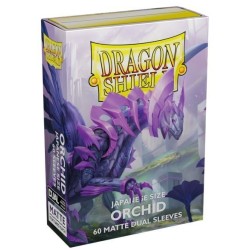 Protège-cartes Dragon Shield - 60 Japanese Sleeves Matte Violet Pale - Orchid