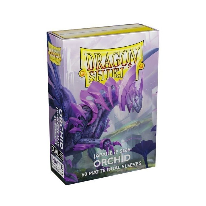 Protège-cartes Dragon Shield - 60 Japanese Sleeves Matte Violet Pale - Orchid