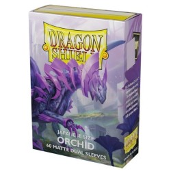 Protège-cartes Dragon Shield - 60 Japanese Sleeves Matte Violet Pale - Orchid