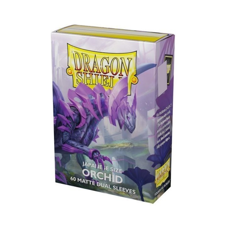 Protège-cartes Dragon Shield - 60 Japanese Sleeves Matte Violet Pale - Orchid