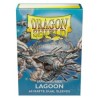 Protège-cartes Dragon Shield - 60 Japanese Sleeves Dual Matte Bleu - Lagoon