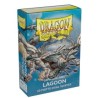 Protège-cartes Dragon Shield - 60 Japanese Sleeves Dual Matte Bleu - Lagoon