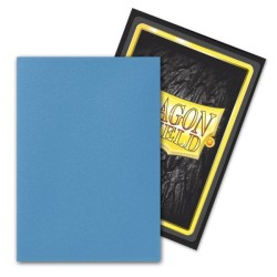 Protège-cartes Dragon Shield - 60 Japanese Sleeves Dual Matte Bleu - Lagoon