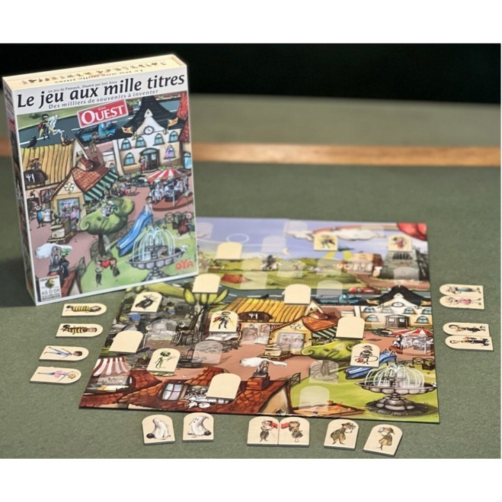 Jeux de société - Le Jeu au Mille Titres -  Ouest