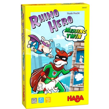 Jeux de société - Rhino Hero – Missing Twin