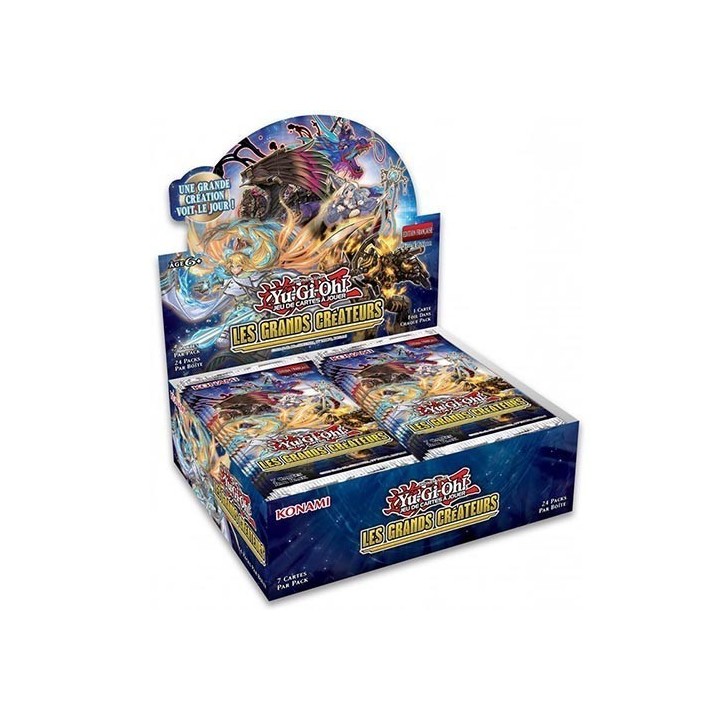 Précommande : Booster Yu-Gi-Oh! Les Grands Créateurs  boite complète 27/01/2022