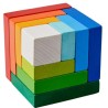 Jeux d'éveil - Jeu d’assemblage en 3D - Cube multicolore