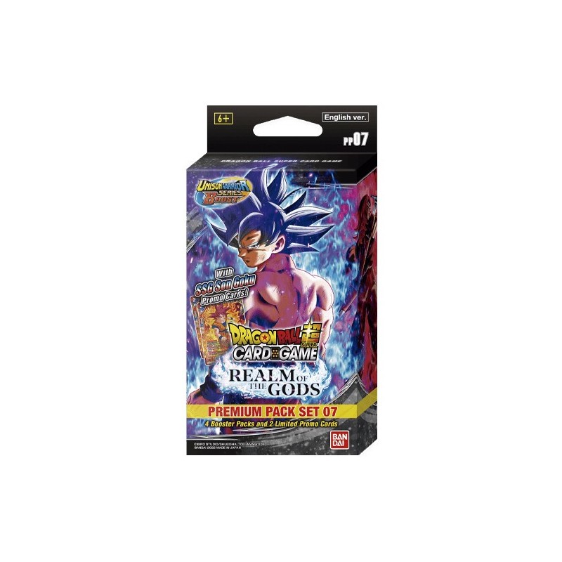 Précommande : Dragon Ball Super Card Game : Premium Pack Realm of the Gods Set PP07