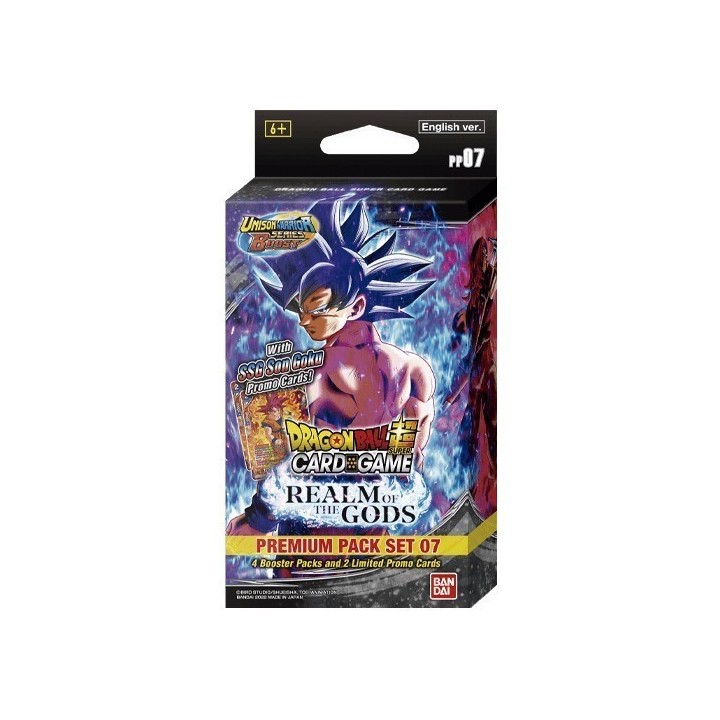 Précommande : Dragon Ball Super Card Game : Premium Pack Realm of the Gods Set PP07