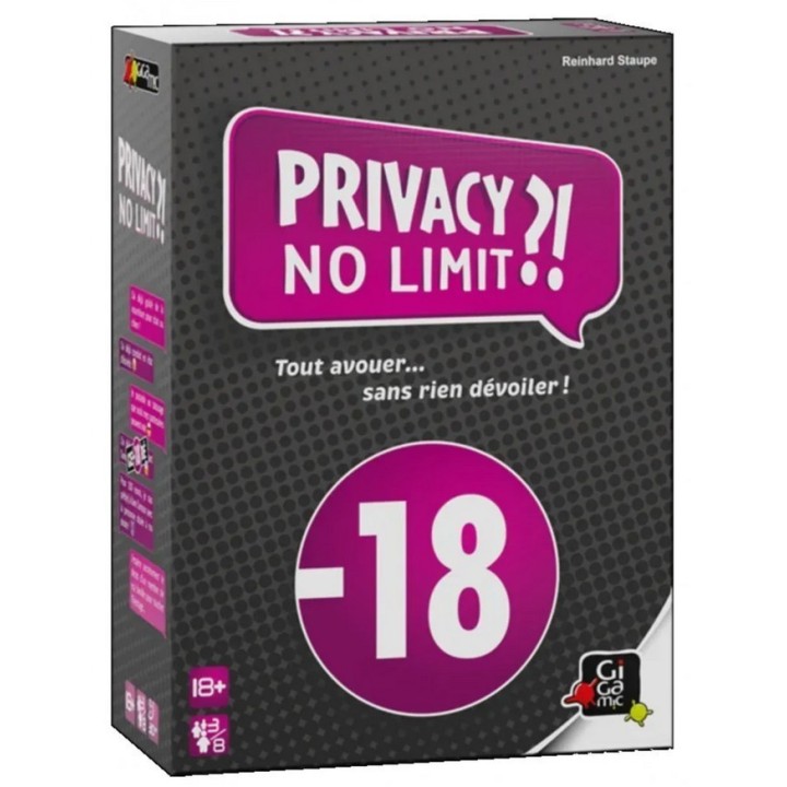Jeux de société - Privacy No Limit
