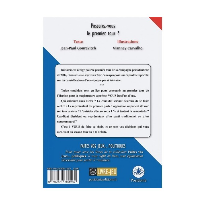Livre Jeu : Passerez-vous le premier tour ? - Tome 3