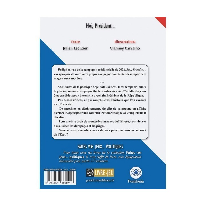 Livre Jeu : Moi, Président... - Tome 1