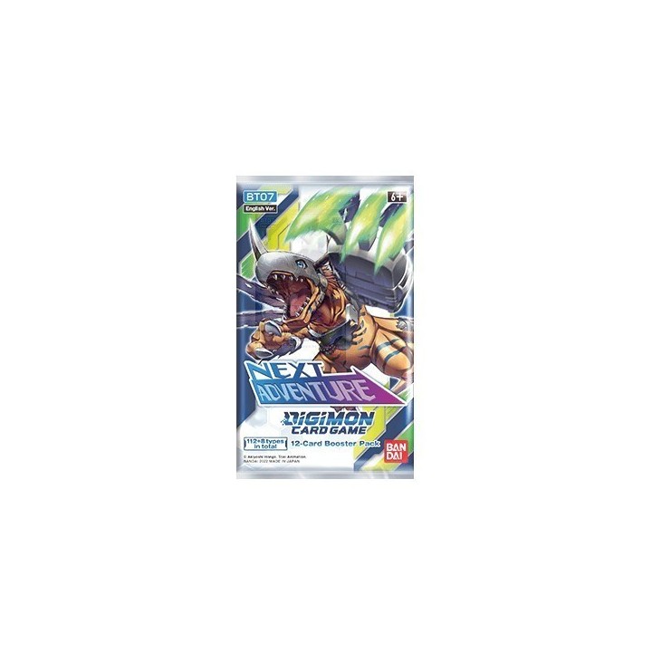 Booster Digimon Card Game Next Adventure Boite complète BT07 en anglais