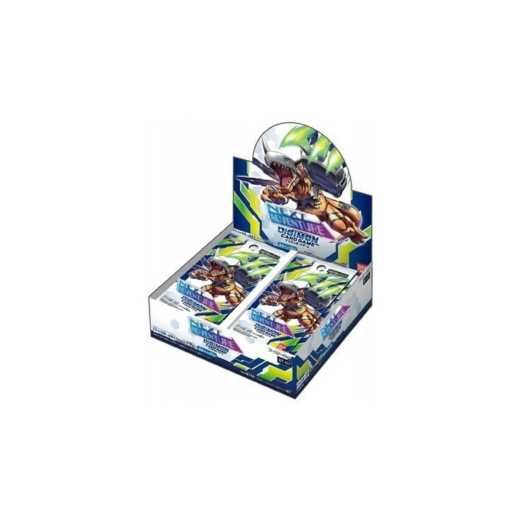 Booster Digimon Card Game Next Adventure Boite complète BT07 en anglais