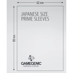 Protège-cartes Gamegenic - 60 Japanese Prime Sleeves - Vert