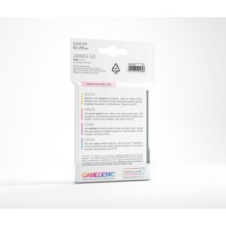 Protège-cartes Gamegenic - 60 Japanese Prime Sleeves - Gris