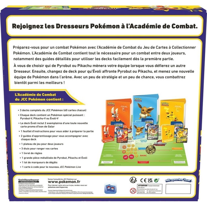 Jeux de société - Pokemon - Coffret Académie de Combat -Deuxième Edition
