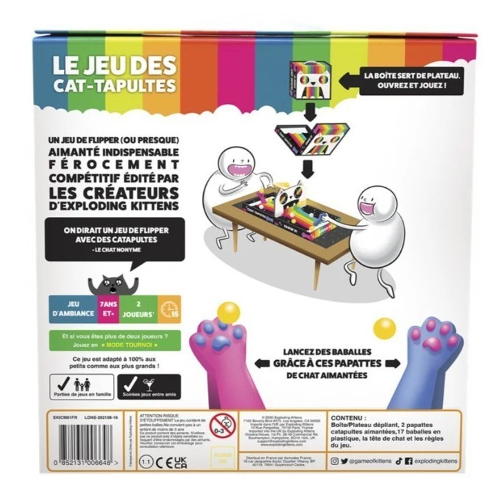 Jeux de société - Le Jeu des Cat-tapultes